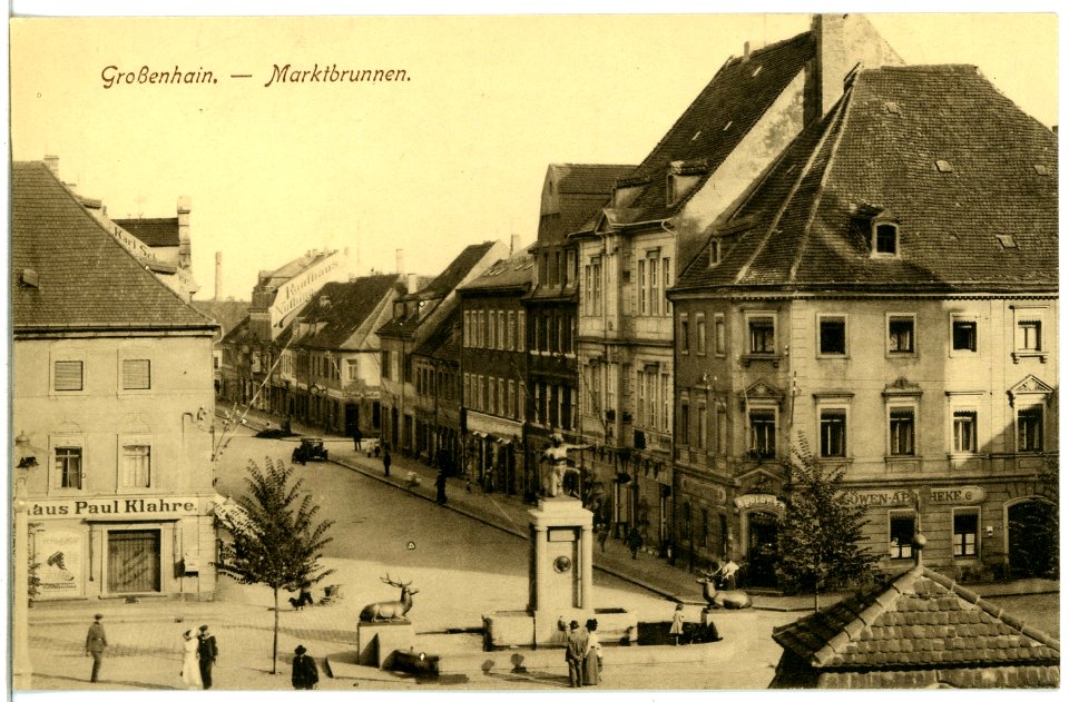 20086-Großenhain-1916-Marktbrunnen-Brück & Sohn Kunstverlag
