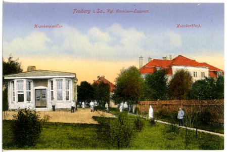 20098-Freiberg-1916-Königliche Garnison - Lazarett-Brück & Sohn Kunstverlag