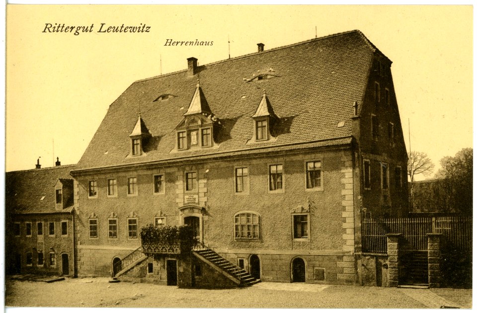 20034-Leutewitz-1916-Rittergut Herrenhaus-Brück & Sohn Kunstverlag