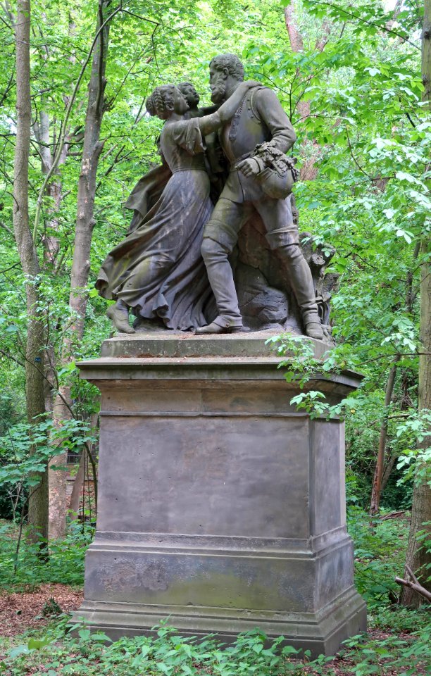 Skulptur Glückliche Heimkehr des Kriegers von Alexander Calandrelli