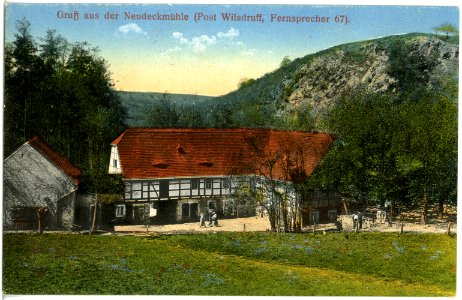 20047-Klipphausen-1916-Neudeckmühle-Brück & Sohn Kunstverlag