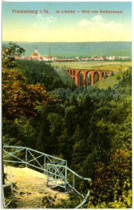19997-Frankenberg-1915-Viadukt im Lützeltal-Brück & Sohn Kunstverlag