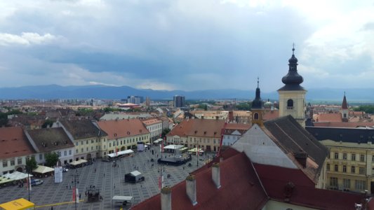 Sibiu panorama from Turnul Scarii Aurarilor