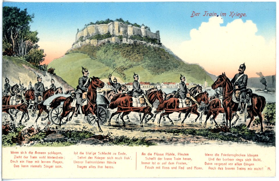 19943-Königstein-1915-Train Abteilung-Brück & Sohn Kunstverlag
