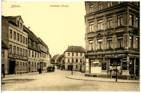19850-Döbeln-1915-Oschatzer Straße-Brück & Sohn Kunstverlag