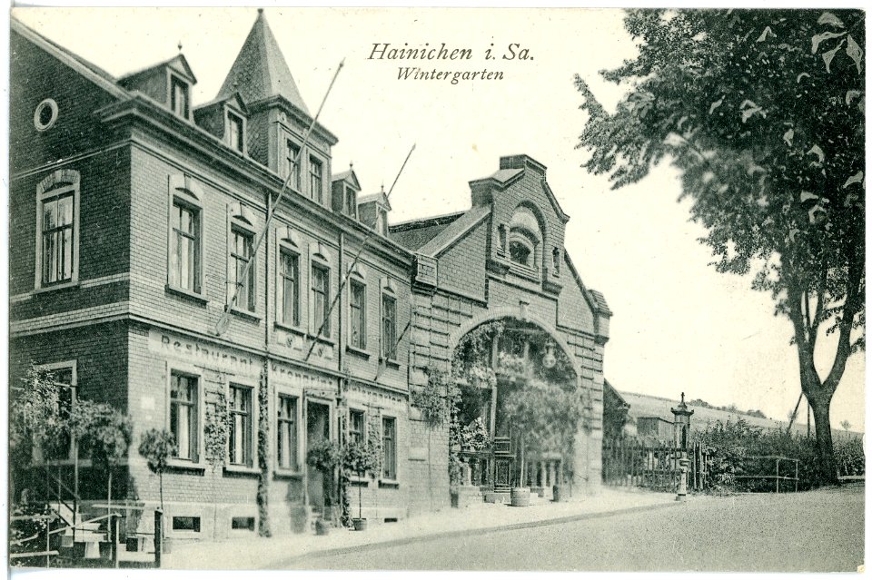 19856-Hainichen-1915-Restaurant Wintergarten-Brück & Sohn Kunstverlag