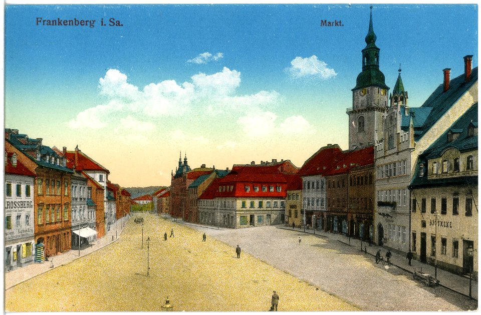 19824-Frankenberg-1915-Markt-Brück & Sohn Kunstverlag