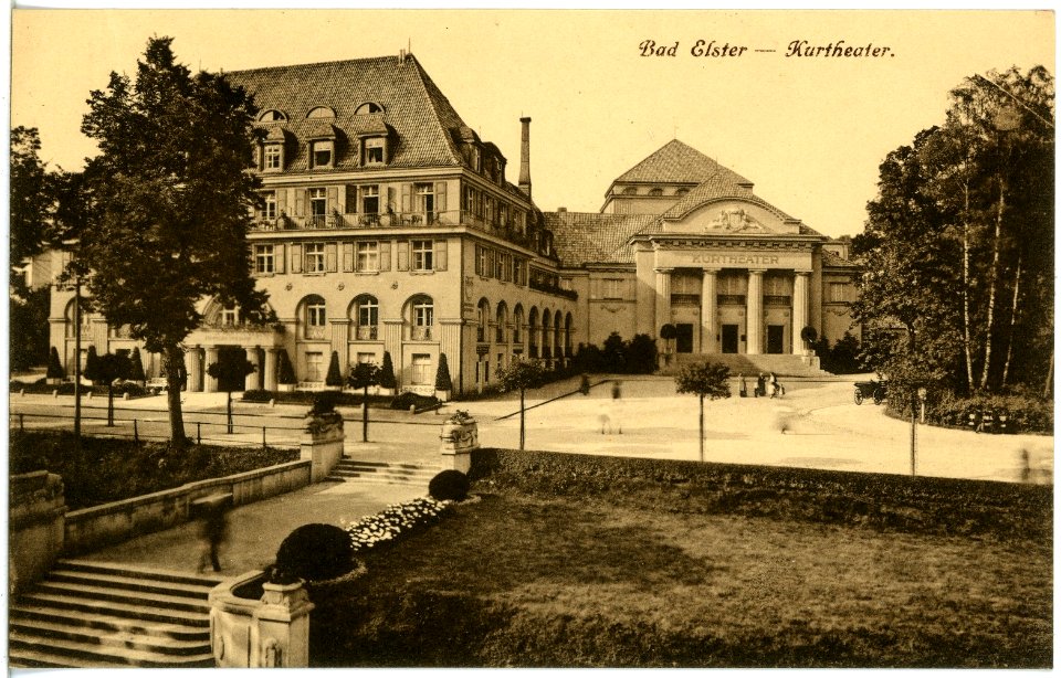 20105-Bad Elster-1916-Kurtheater-Brück & Sohn Kunstverlag