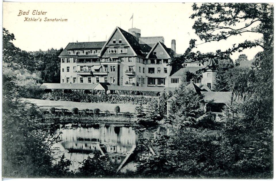 20111-Bad Elster-1916-Köhlers Sanatorium-Brück & Sohn Kunstverlag