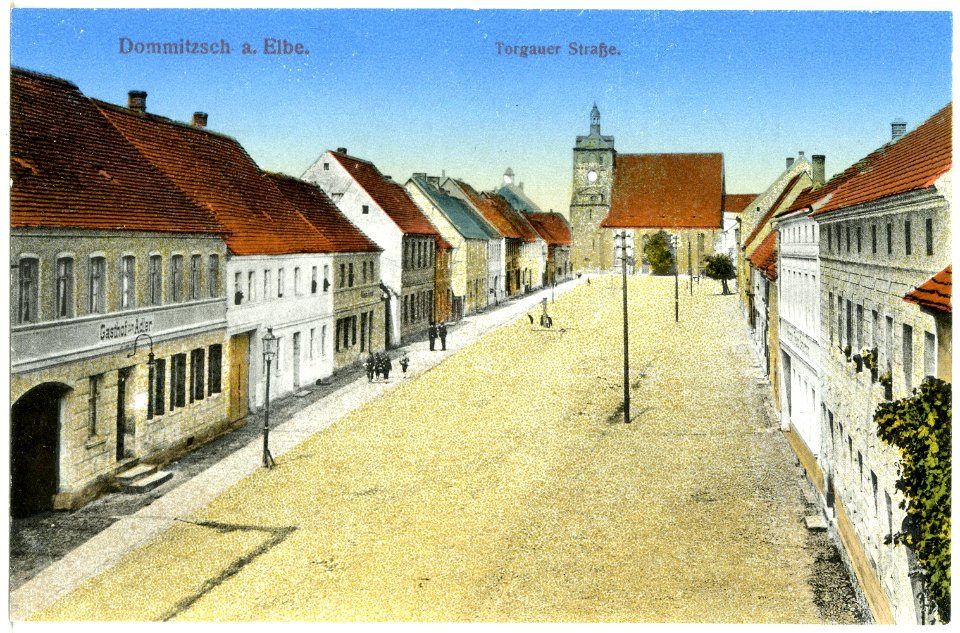 20247-Dommitzsch-1916-Torgauer Straße-Brück & Sohn Kunstverlag
