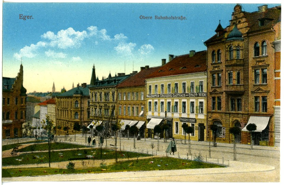 19958-Eger-1915-Obere Bahnhofstraße-Brück & Sohn Kunstverlag