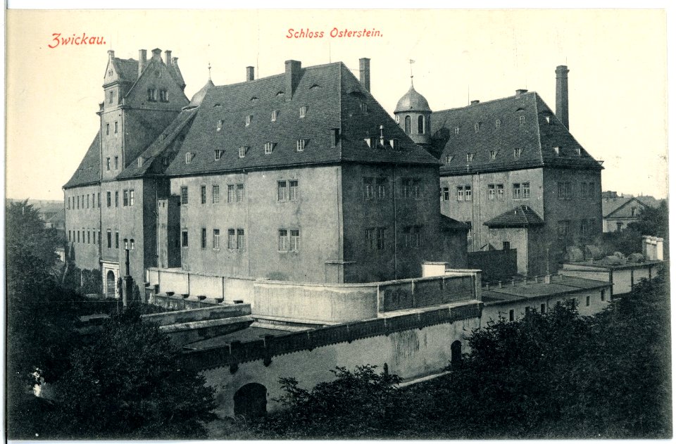 19904-Zwickau-1915-Schloß Osterstein-Brück & Sohn Kunstverlag