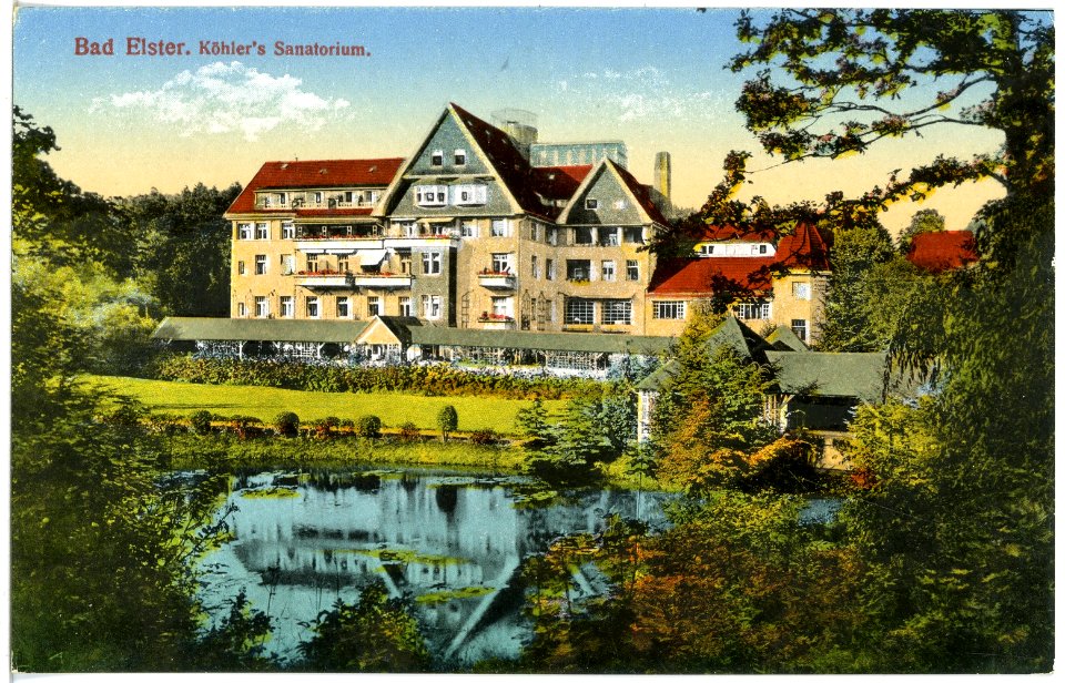 20170-Bad Elster-1916-Köhlers Sanatorium-Brück & Sohn Kunstverlag