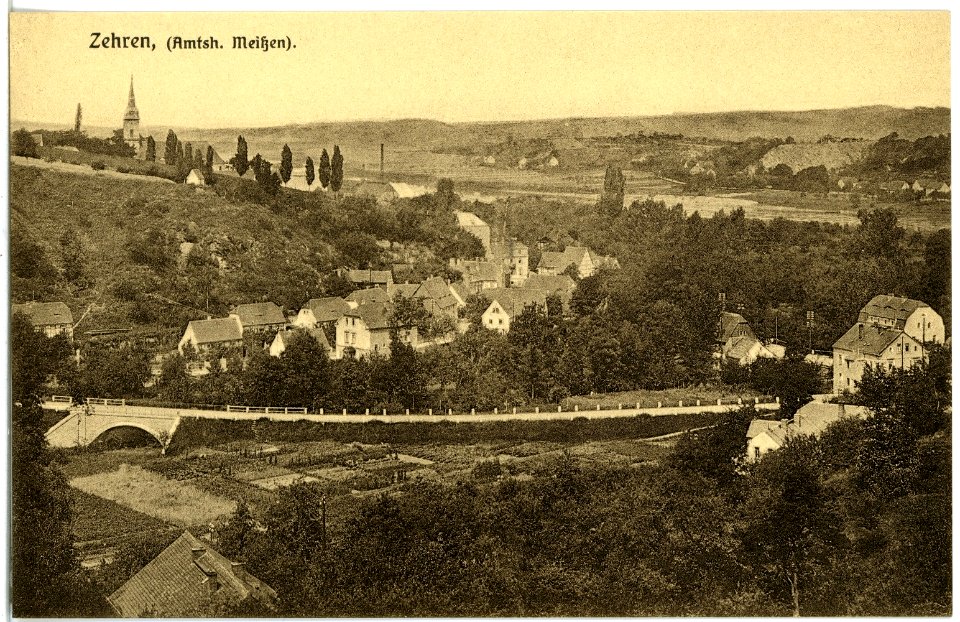 20116-Zehren-1916-Blick auf Zehren-Brück & Sohn Kunstverlag