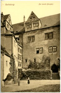 19983-Rochsburg-1915-Partie im 2. Burghof-Brück & Sohn Kunstverlag