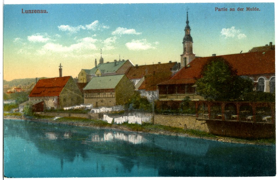 19995-Lunzenau-1915-Blick auf Lunzenau-Brück & Sohn Kunstverlag