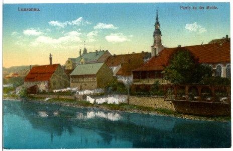 19995-Lunzenau-1915-Blick auf Lunzenau-Brück & Sohn Kunstverlag