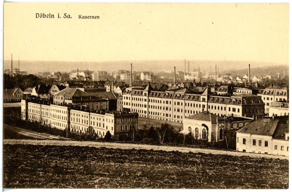 19862-Döbeln-1915-König Albert Kaserne-Brück & Sohn Kunstverlag