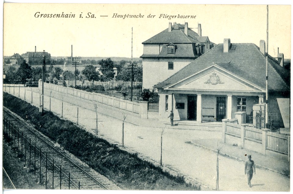 20789-Großenhain-1918-Fliegerkaserne - Hauptwache-Brück & Sohn Kunstverlag