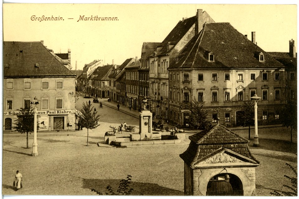 20089-Großenhain-1916-Marktbrunnen-Brück & Sohn Kunstverlag