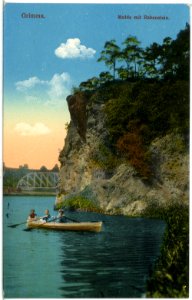 19843-Grimma-1915-Mulde mit Rabenstein-Brück & Sohn Kunstverlag