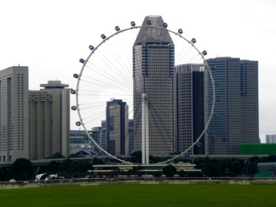 Singapore Flyer View from Marina Barrage 20130211 photo