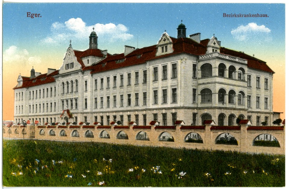19954-Eger-1915-Bezirkskrankenhaus-Brück & Sohn Kunstverlag