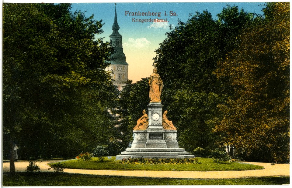 19830-Frankenberg-1915-Kriegerdenkmal-Brück & Sohn Kunstverlag