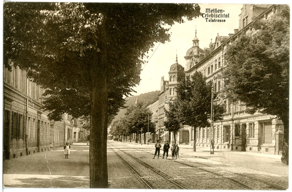 20293-Meißen-1916-Triebischtal - Talstraße-Brück & Sohn Kunstverlag