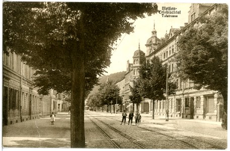 20293-Meißen-1916-Triebischtal - Talstraße-Brück & Sohn Kunstverlag