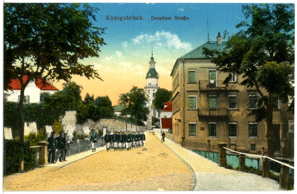 19972-Königsbrück-1915-Dresdner Straße-Brück & Sohn Kunstverlag