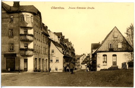 19926-Olbernhau-1915-Innere Grüntaler Straße-Brück & Sohn Kunstverlag