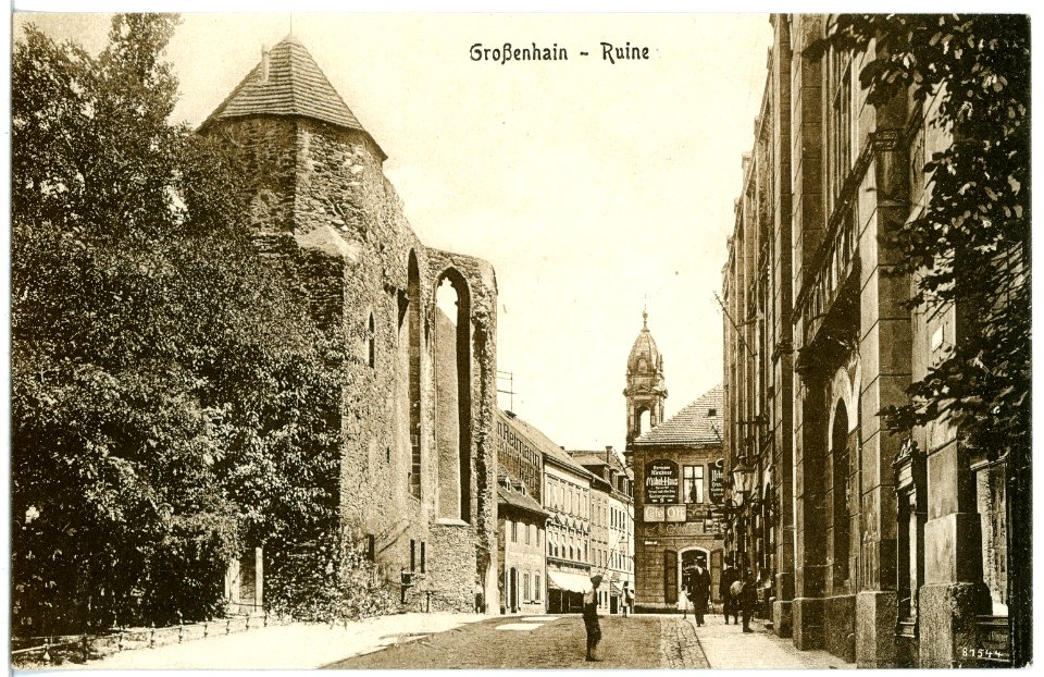 20329-Großenhain-1917-Ruine-Brück & Sohn Kunstverlag