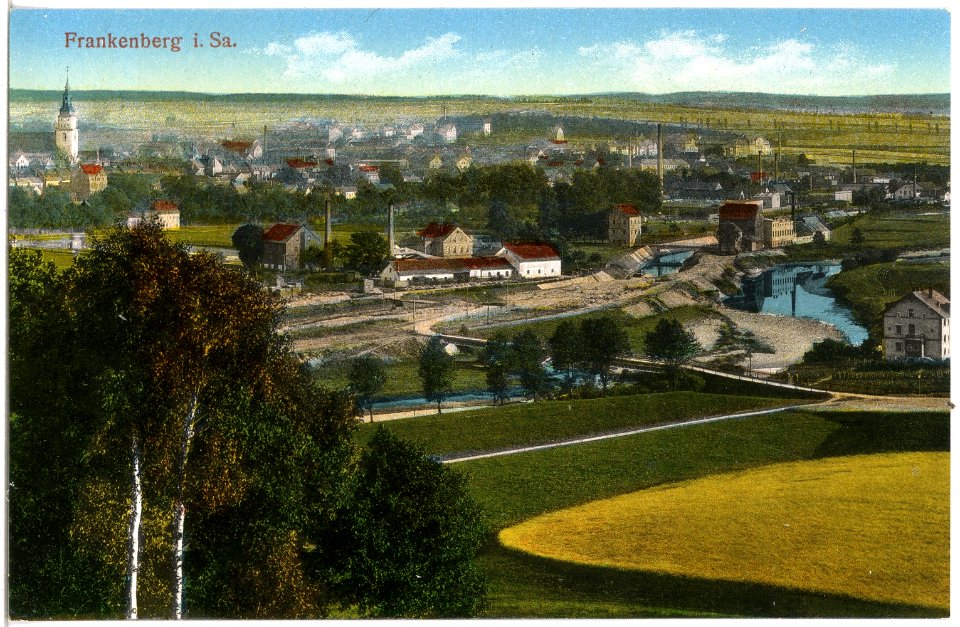 19819-Frankenberg-1915-Blick auf Frankenberg-Brück & Sohn Kunstverlag