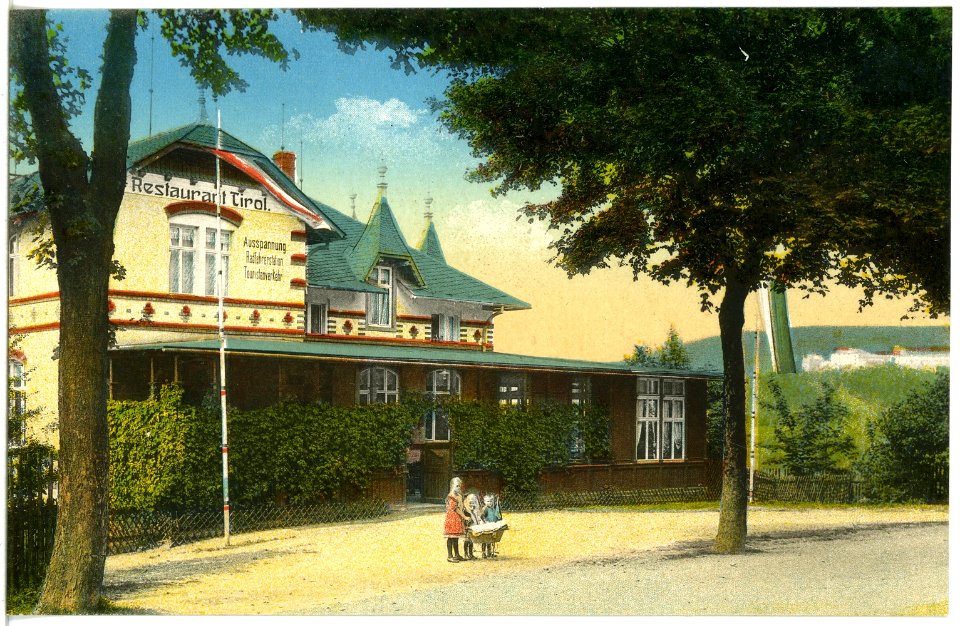 19976-Frankenberg-1915-Restaurant Tirol-Brück & Sohn Kunstverlag