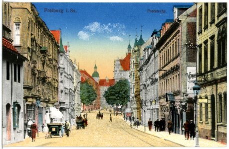 20193-Freiberg-1916-Poststraße-Brück & Sohn Kunstverlag