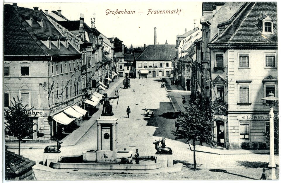 20306-Großenhain-1917-Frauenmarkt-Brück & Sohn Kunstverlag