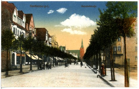 20429-Senftenberg-1917-Bahnhofstraße-Brück & Sohn Kunstverlag