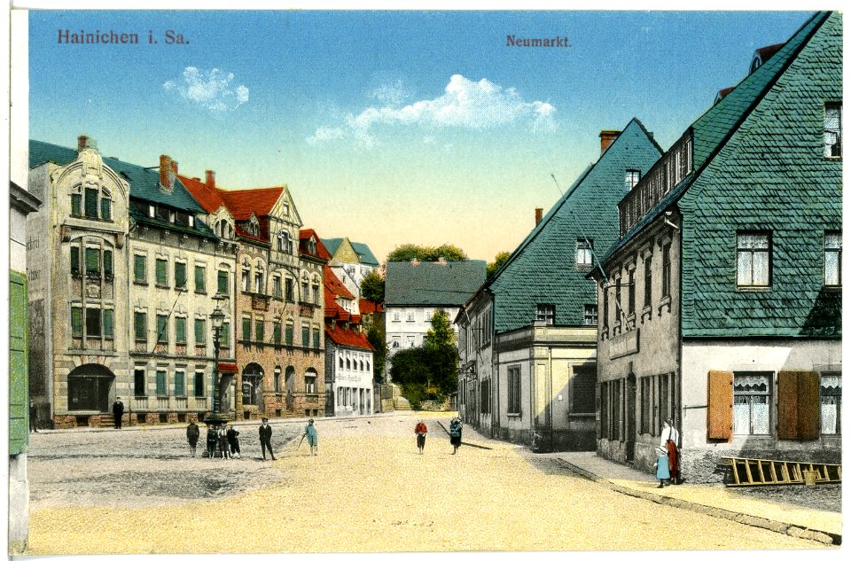 20030-Hainichen-1916-Neumarkt-Brück & Sohn Kunstverlag