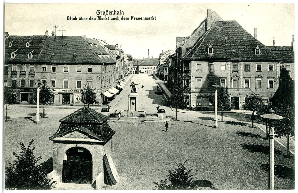 20328-Großenhain-1917-Markt und Frauenmarkt-Brück & Sohn Kunstverlag