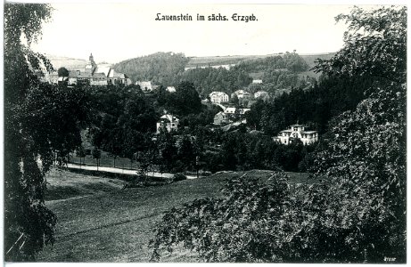 20332-Lauenstein-1917-Blick auf Lauenstein-Brück & Sohn Kunstverlag