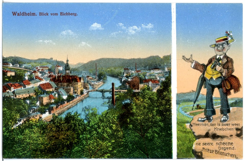 20211-Waldheim-1916-Blick auf Waldheim vom Eichberg-Brück & Sohn Kunstverlag
