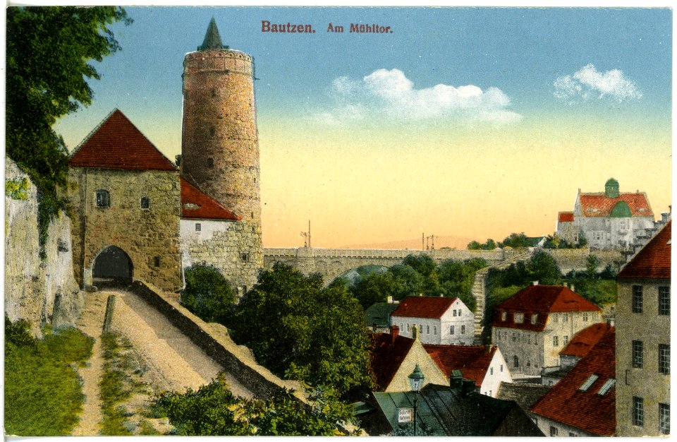 19945-Bautzen-1915-Am Mühltor-Brück & Sohn Kunstverlag