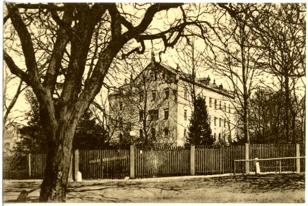 20374-Freiberg-1917-Städtisches Krankenhaus - Hauptgebäude-Brück & Sohn Kunstverlag