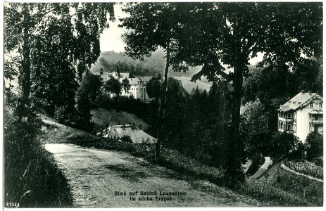 20337-Lauenstein-1917-Blick aufs Schloß-Brück & Sohn Kunstverlag