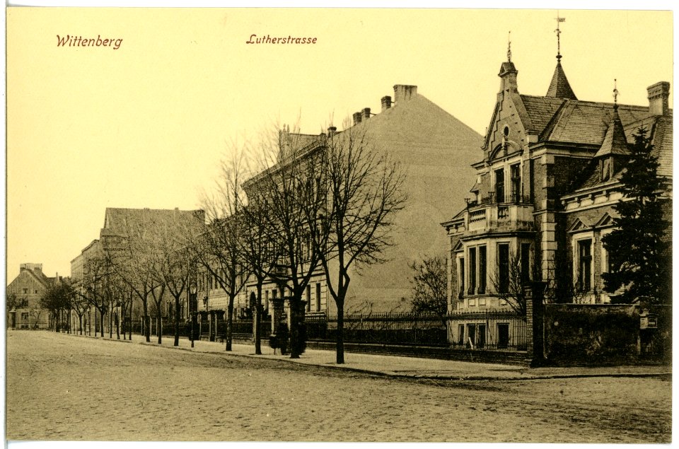 20189-Wittenberg-1916-Lutherstraße-Brück & Sohn Kunstverlag