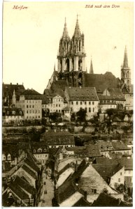 20425-Meißen-1917-Blick nach dem Dom-Brück & Sohn Kunstverlag