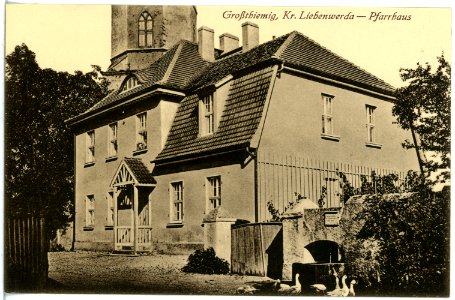 20252-Großthiemig-1916-Pfarrhaus-Brück & Sohn Kunstverlag