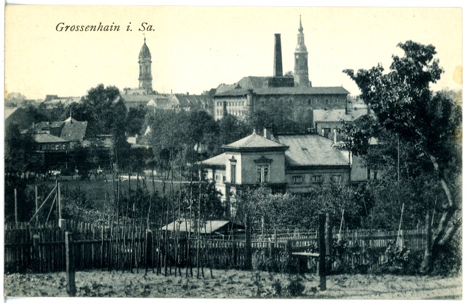 20790-Großenhain-1918-Blick auf Großenhain-Brück & Sohn Kunstverlag