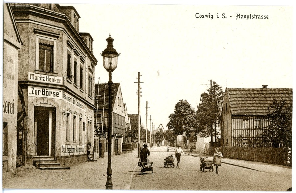 20460-Coswig-1917-Hauptstraße-Brück & Sohn Kunstverlag